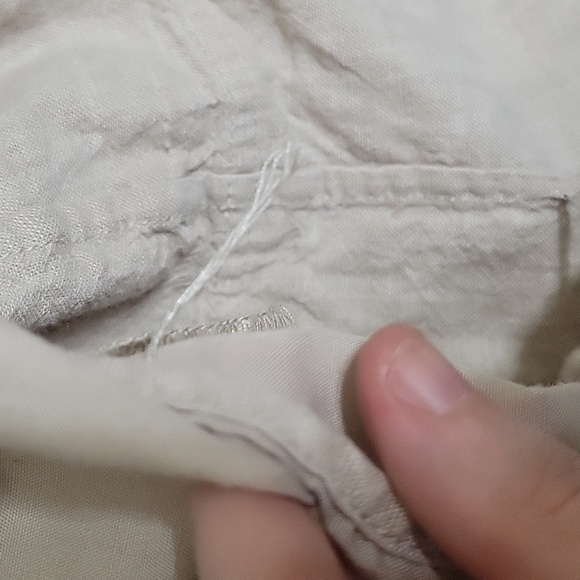 J Crew Thompson Cotton/Linen Blend Lightweight Cream Blazer Jacket Size 40 - Picture 9 of 11